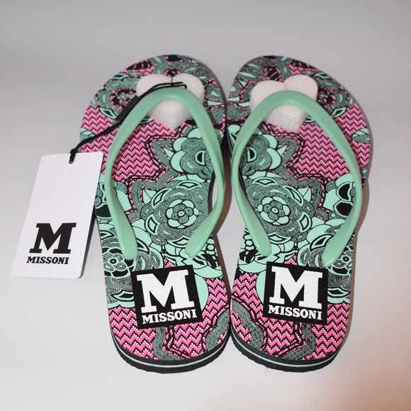 Missoni Shoes - NWT MISSONI Flip Flops sandals 38 *8